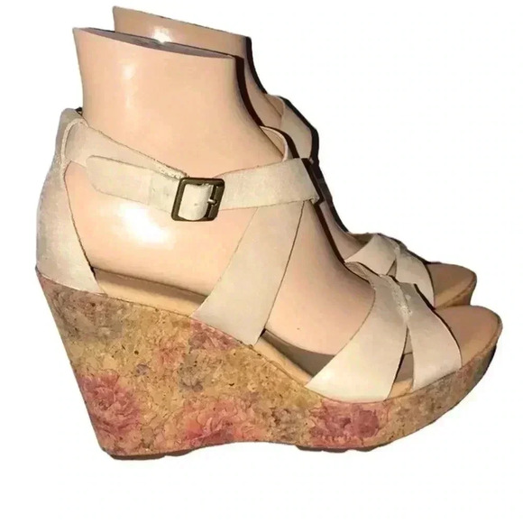 Kork's By Kork-Ease Caroline Golden Sand Wedge Sandals Size 9 - Picture 1 of 7
